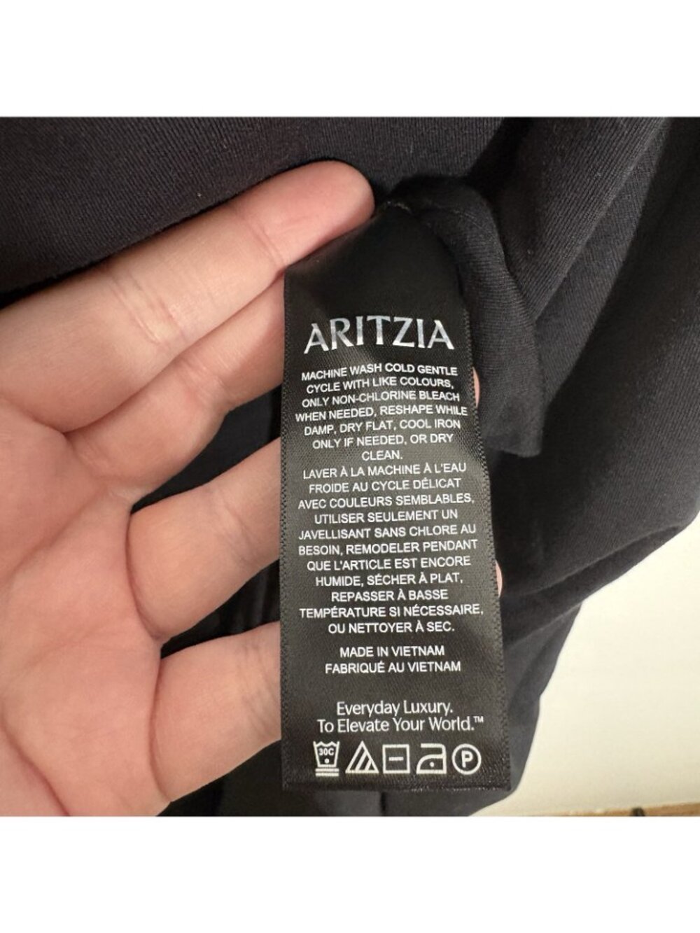 Aritzia Wilfred Sz 2XS Black Strappy Drapey Jersey Midi Dreamweaver Dress NWOT - Picture 9 of 13